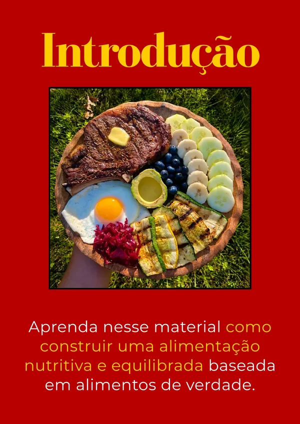 Capa do eBook Nutrição Ancestral